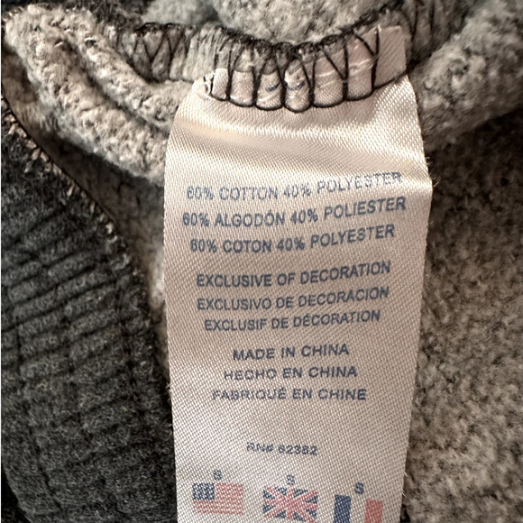 Champion Size‎ Small Kids Sweatpants-Gray-Spell Out On Leg - Picture 5 of 5